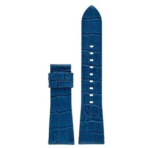 Michael Kors | Blue embossed crocodile leather
